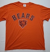 NFL Team Apparel Mens L Chicago Bears Orange T Shirt Short Sleeve Retro ... - £9.25 GBP