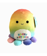 Kellytoy Squishmallows Elodie Happy Birthday Octopus Plush, New with Tags - $21.29