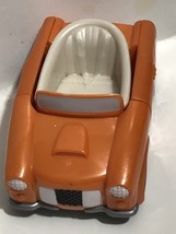Goofy’s Roadster Racer Orange Car Vehicle Figure Toy Disney Mickey Mouse T7 - $8.86