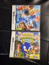 Lot Of 2 Complte Ds Games: Sega Superstars Tennis +Wipeout The Game - £10.11 GBP
