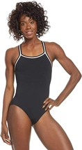 Dolfin Swimwear Women&#39;s Chloroban Solid DBX Swimwear, Black, Size 24 - $24.74