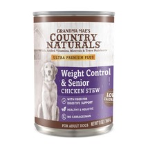 Grandma Mae&#39;s Country Naturals Weight Control &amp; Senior Wet Dog Food Chicken Stew - £64.83 GBP