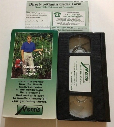Mantis Tiller / Grubber Vhs-Gardners Von Alle Ages Tested Rare Vintage-S... - $186.98