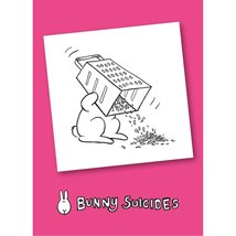 Bunny Suicides &quot;Death by Electric Grater&quot; Pink Fridge Magnet - £2.54 GBP