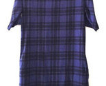 Gap Maglia di Cotone Tubino Viola Nero Plaid Taglia S - £12.46 GBP