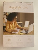 Verilux® HappyLight® Luxe - Light Therapy Lamp 10,000 Lux UV-Free NWT - $74.25