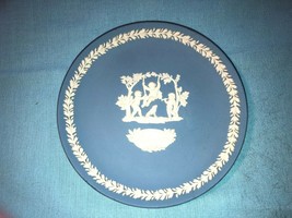 Vintage Blue Wedgwood Jasperware Small Plate 6.5 inches - £15.68 GBP