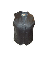 Ladies Leather Vest Plain Sides Gun Pockets Concealed Carry Vest - $1,768.01 MXN+