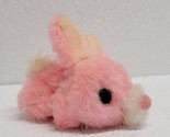 Vintage 1975 Wallace Berrie Pink Bunny Rabbit 3&quot; Mini Plush Stuffed Anim... - $19.70