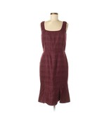 TORY BURCH Sleeveless Red Tweed Pleated Career Dress NEW NWT! Size 8 Medium - $2,802.86 MXN