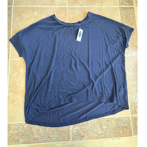 Old Navy-Blue Lightweight  Loose T-shirt Women  size  XS - £18.13 GBP