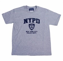 NYPD Kids Tee Officially Licensed T-Shirt Gray Youth T-Shirt - £15.97 GBP