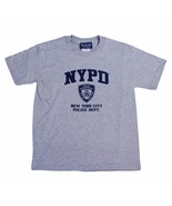 NYPD Kids Tee Officially Licensed T-Shirt Gray Youth T-Shirt - £16.01 GBP