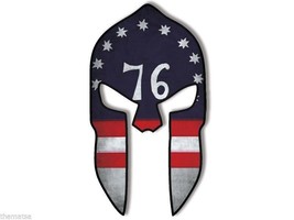 Molon Labe Bennington Spirit 76 Flag Spartan Helmet 5&quot; Sticker Decal Made In Usa - £13.36 GBP
