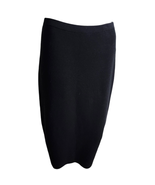 Eileen Fisher Skirt Womens (PS) Black Elastic Waist Silk Organic Cotton ... - $43.57