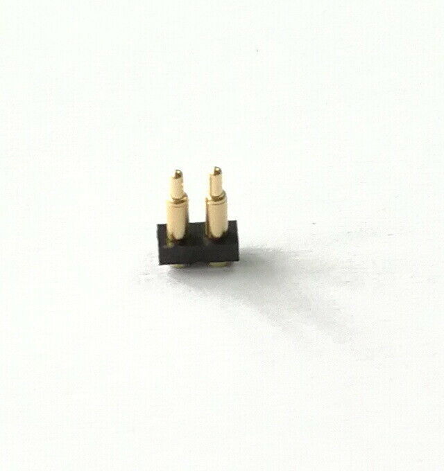 10X Gold-Plated 2Pin 7.5mm Long Copper Needles Thimble Probes Spring Pog... - $6.72