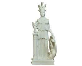 Athena Parthenos Greek Goddess Parthenon Sculpture Statue Cast Marble - £79.97 GBP