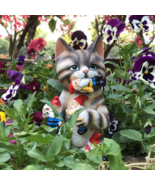Evil Cat Garden, Dwarf Miniature, Garden supplies, Figurines, Gnome for yard - $25.90