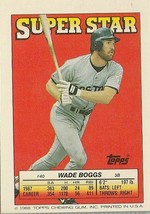 Wade Boggs 1988 Topps Mini # 40 - £1.36 GBP