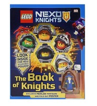 ORIGINAL Vintage 2016 Lego Nexo Knights Hardcover Book of Knights + Figure Set - £15.91 GBP