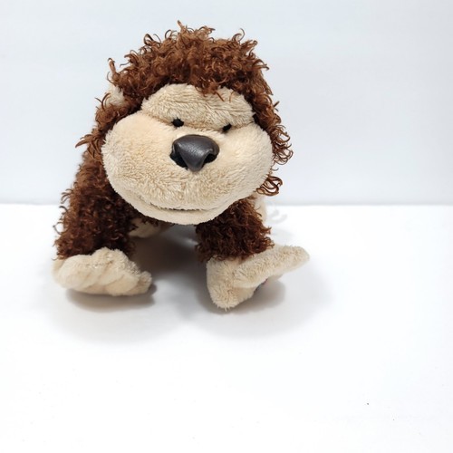 Monkey Gorilla Plush Stuffed Animal Brown Ganz Webkinz no Code  - $16.82