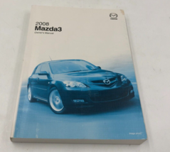2008 Mazda 3 Owners Manual Handbook OEM E03B45061 - £11.65 GBP