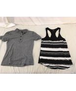 Adult Women&#39;s Banana Republic Gray Top XS &amp; Express Black White Top XS 3... - $36.05 CAD