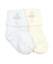 Jefferies Socks Baby Infant Girls Boys Cross Baptism Christening Communi... - $10.99