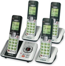 Vtech Cs6529-4 Dect 6.0 Phone Answering System, Silver/Black, 4 Cordless - £59.71 GBP