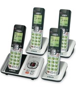 Vtech Cs6529-4 Dect 6.0 Phone Answering System, Silver/Black, 4 Cordless - £85.71 GBP