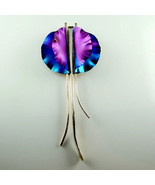 SIGNED 1980s Niobium Sterling Pendant Brooch , mAKE Offer! - €402,36 EUR