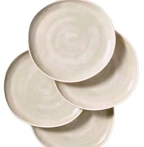 Four (4) Hearth &amp; Hand™ ~ Tonal Melamine ~ NATURAL/CREAM ~ 11&quot; Dinner  Plates - £34.96 GBP