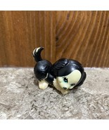 Kenner 1992 Vintage LPS Littlest Pet Shop Puppy Pals Black White Dog - $10.96 CAD