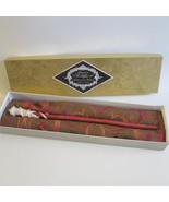 Magnus Arthfael Magic Wand With Box Rosewood Polymer Clay Wizarding 2011 - £23.44 GBP