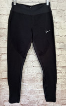 Nike Shield Running Leggings Womens Black Size Small Ankle Zipper - £35.97 GBP