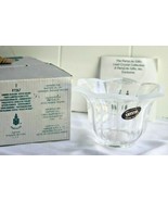 PartyLight 24% Lead Crystal votive candle Holder p7267 Summer Blossom - $338.70 MXN