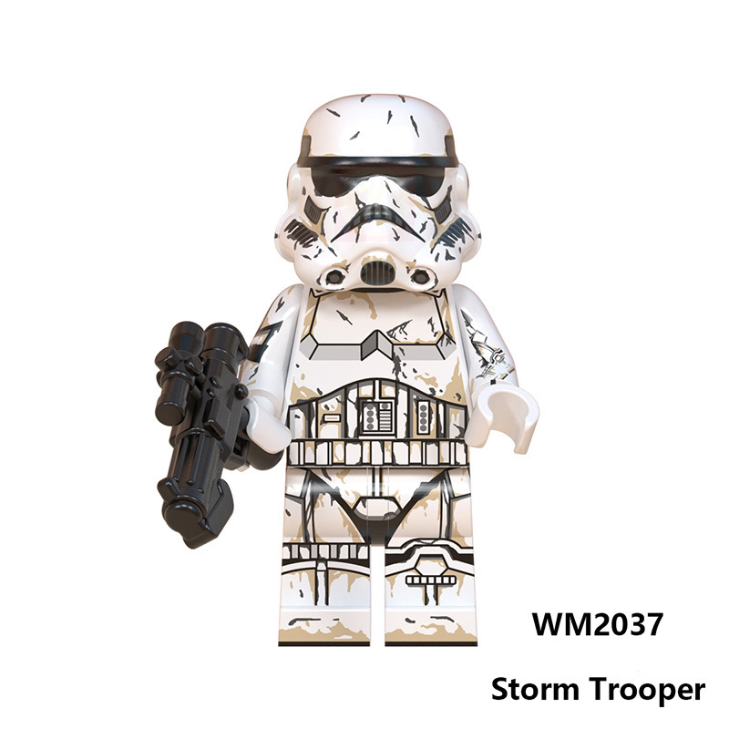1set/8pcs Star Wars Cara Dune,Greef Carga,Moff Gideon&amp;Troopers DIY Build... - $18.99