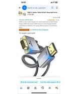 HDMI to VGA Cable Adapter 6FT Anti-Interference Gold-Plated 1080P - $184.33 MXN