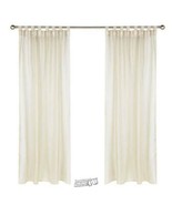 Outdoor Decor Escape Hook and Loop Tab Top Panel Ivory 54Wx84L - $39.42 CAD
