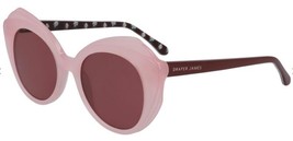 NEW Draper James DJ 7022 651 Blush Sunglasses with Pink Lenses &amp; DJ Case - $59.35