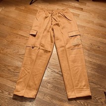 Clench Cargo Sweatpants Sz 2XL Wide Leg 6 Pocket Streetwear Joggers Pants Y2K - £19.78 GBP
