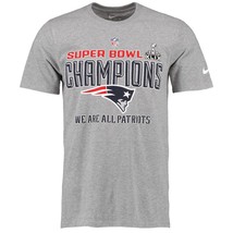 New England Patriots Super Bowl XLIX Champ Locker Room T-Shirt Large NIke AthFit - £18.76 GBP