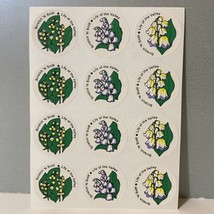 Vintage CTP Scratch ‘N Sniff Lily Of The Valley Flower Stickers - £31.26 GBP
