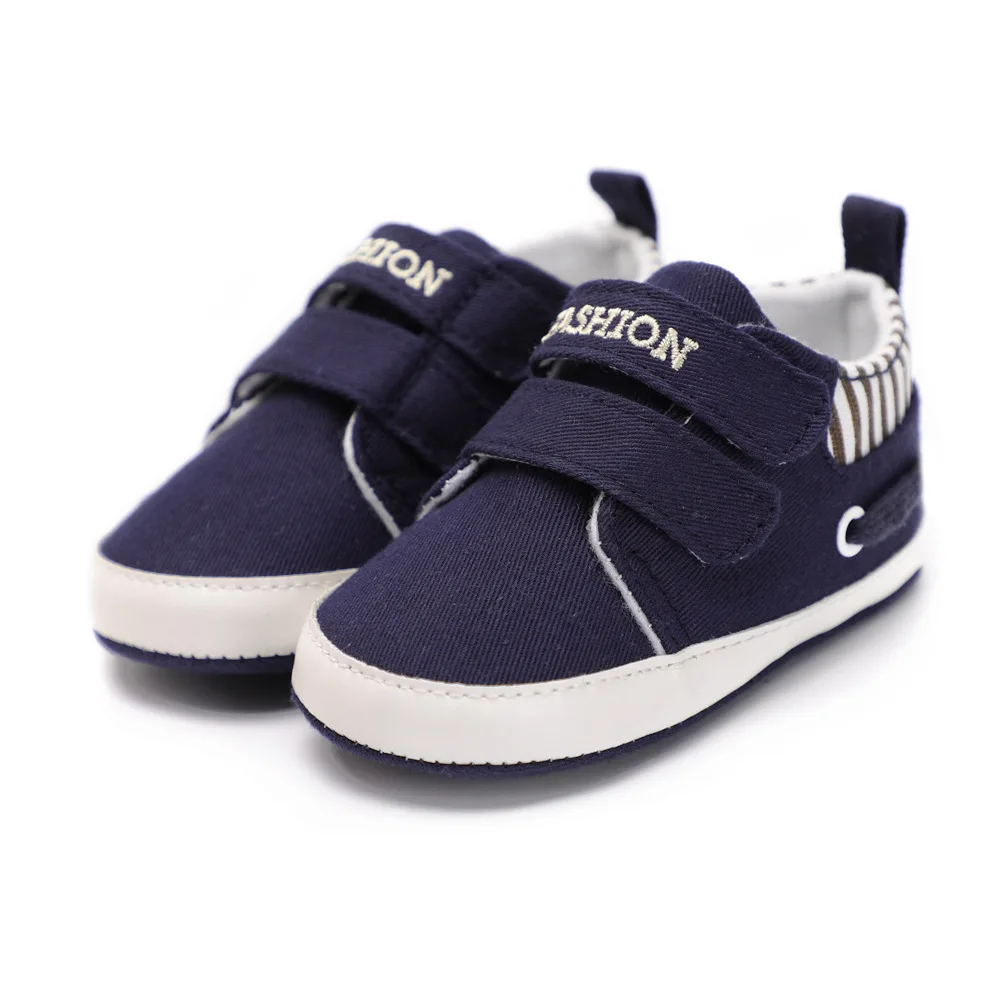 Best Sneakers Infant Baby Boy Girl Shoes Canvas Cotton Anti-slip Sole Soft Newbo - £43.11 GBP