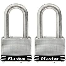 Master Lock Padlock 1 3/4&#39;&#39; Pin Tumbler Keyed Dual Ball Bearing 2Pk - $70.15 CAD