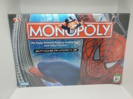 Spider Man Monopoly 2006 Movie Edition Board Game Marvel Hasbro Parker Brothers - $40.00