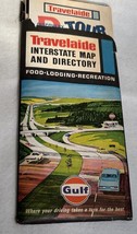 1974 Gulf Eastern Midwest Tennesee Travelaide Interstate Map &amp; Directory - £7.75 GBP