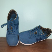 New Balance 501v1 Women&#39;s Size US 7 B Athletic Shoes Blue/Leopard Print WL501NO - £15.21 GBP
