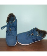 New Balance 501v1 Women&#39;s Size US 7 B Athletic Shoes Blue/Leopard Print ... - £15.16 GBP