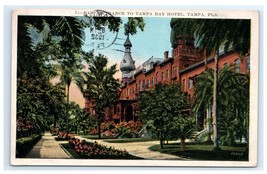 Tampa Bay Hotel East Entrance Tampa FL Postcard Posted 1932 - $110.90 MXN